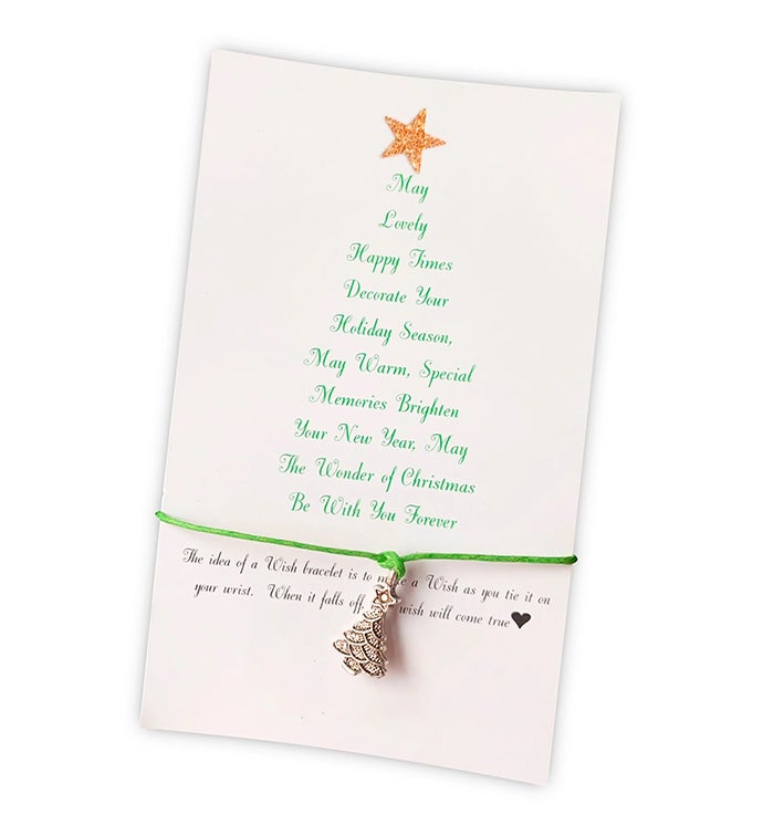 Christmas Tree Wish Bracelet